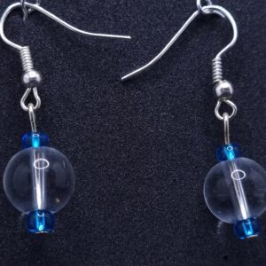Crystal ball earrings